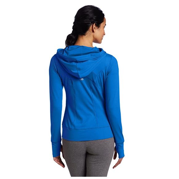 ALO WOMENS MESH INSERT SYNERGY HOODIE SIZE S "NWT" - Picture 2 of 6